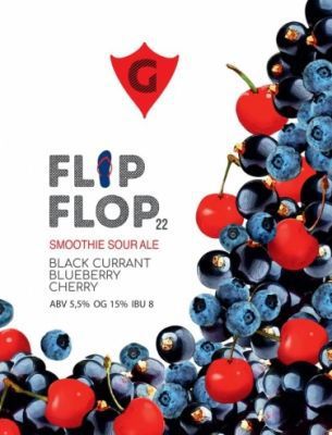 FLIP FLOP 22 | black currant • blueberry • cherry интернет-магазин Beeribo