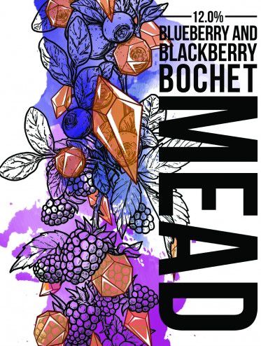 Blueberry And Blackberry Bochet