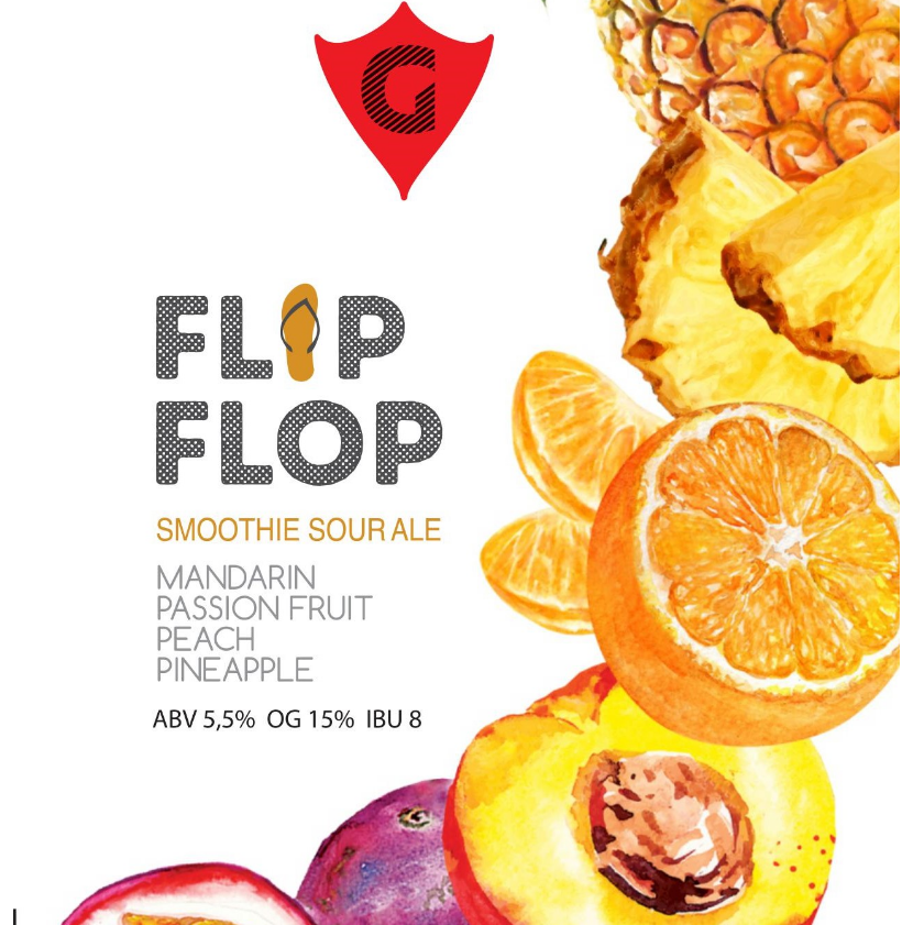 FLIP FLOP 11 | mandarin • passion fruit • peach • pineapple интернет-магазин Beeribo