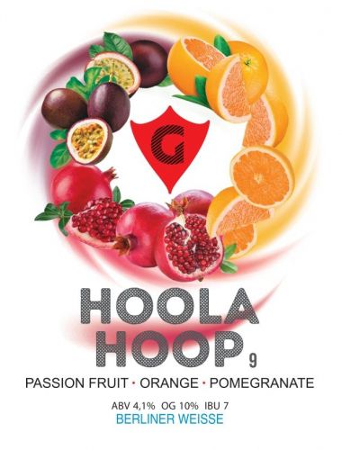 HOOLA HOOP 9 | orange• passion fruit • pomegranate интернет-магазин Beeribo