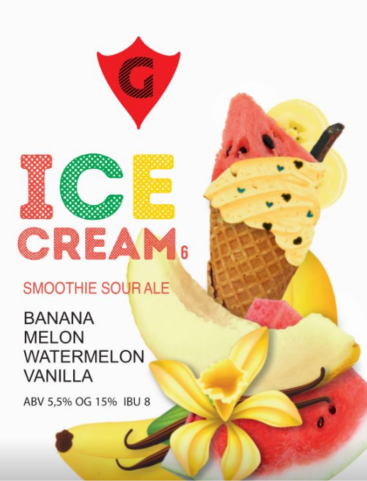 ICE CREAM 6 | banana • melon • watermelon интернет-магазин Beeribo