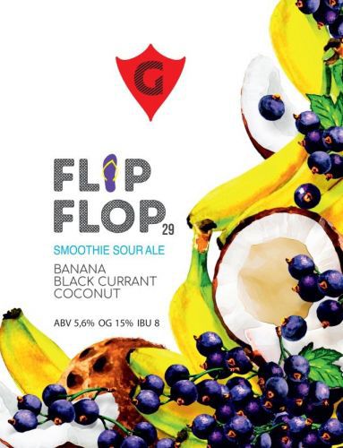 FLIP FLOP 29 | banana • black currant • coconut интернет-магазин Beeribo