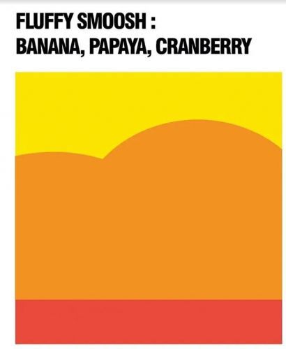 Fluffy Smoosh: Banana, Papaya & Cranberry интернет-магазин Beeribo