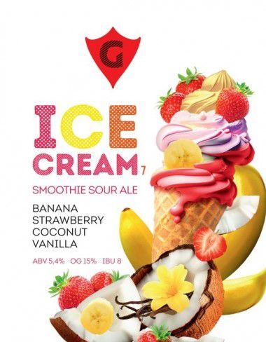 ICE CREAM 7 | banana • strawberry • coconut интернет-магазин Beeribo