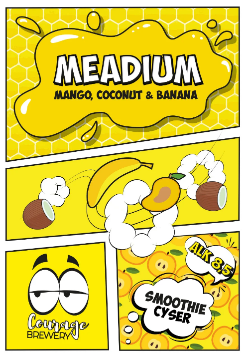 Meadium: Mango, Coconut, Banana