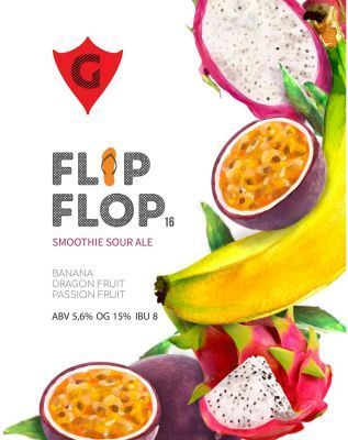 FLIP FLOP 16 banana • dragon fruit • passion fruit интернет-магазин Beeribo