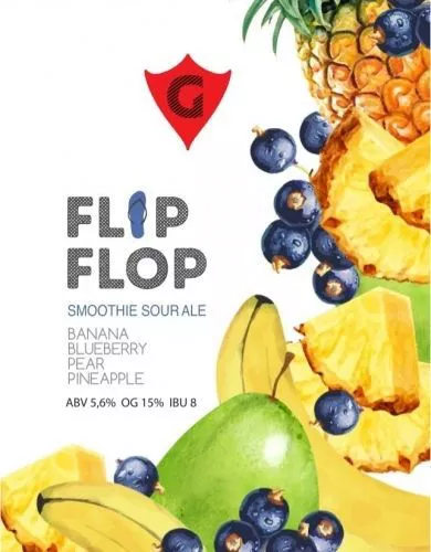 FLIP FLOP 10 | banana • blueberry • pear • pineapple интернет-магазин Beeribo