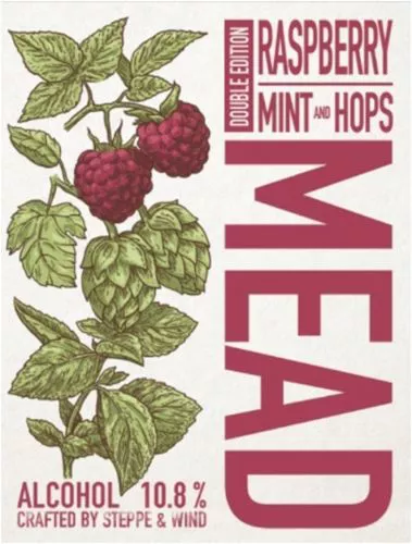 Raspberry, Mint & Hops Mead