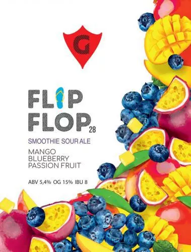 FLIP FLOP 28 | mango • blueberry • passion fruit интернет-магазин Beeribo